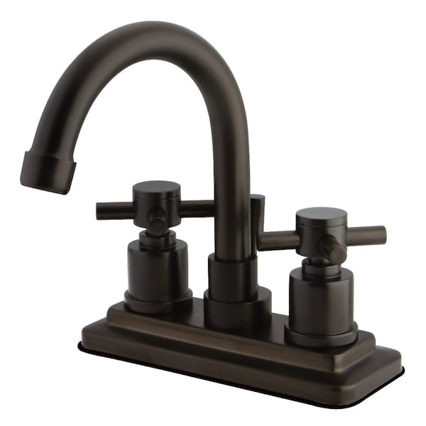 KS8665DX Concord 4" Centerset Bathroom Faucet W/ Brass Pop-Up, Bronze